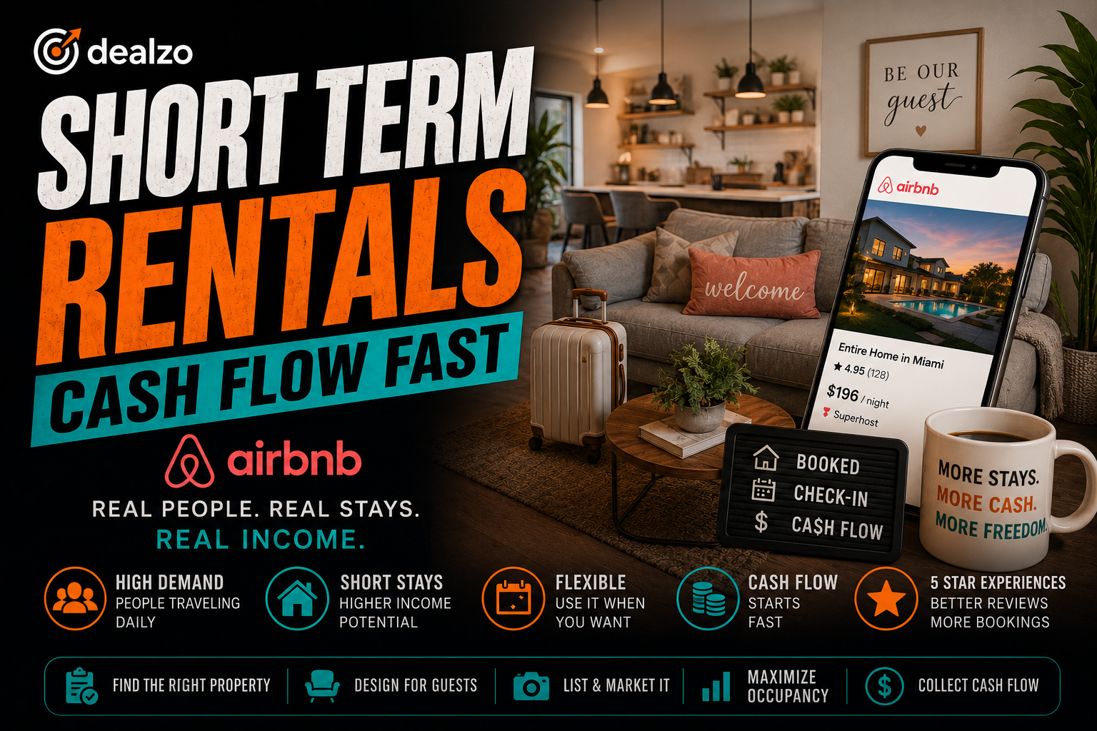 Short Term Rentals Cash Flow Fast