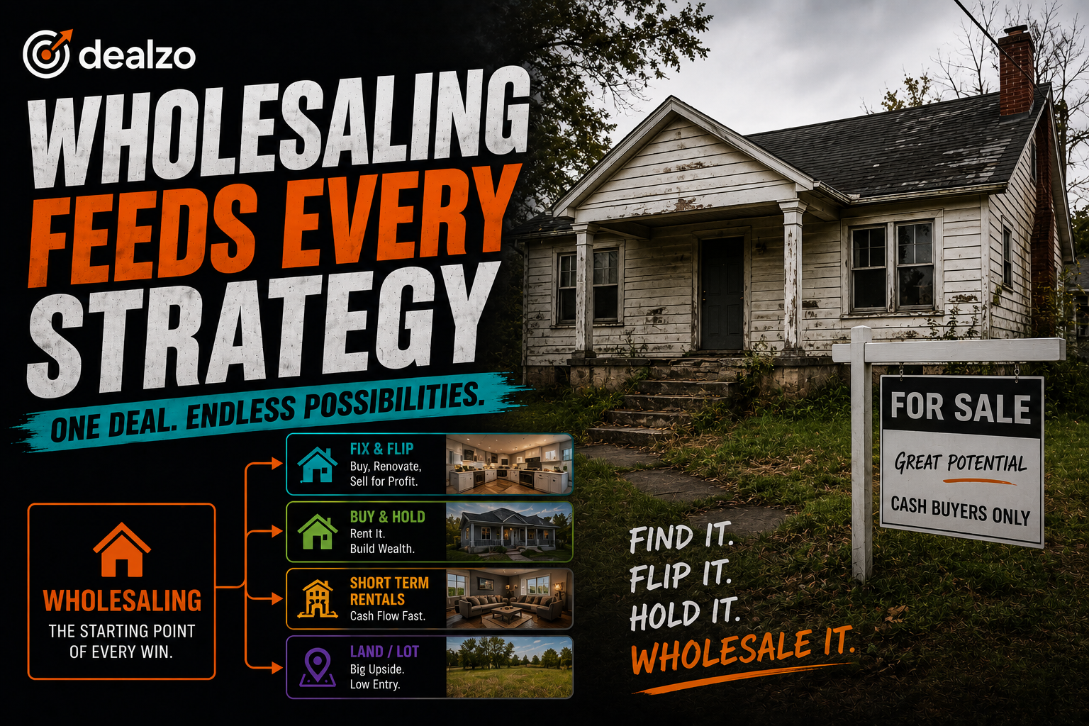 Wholesaling Feeds Every Strategy